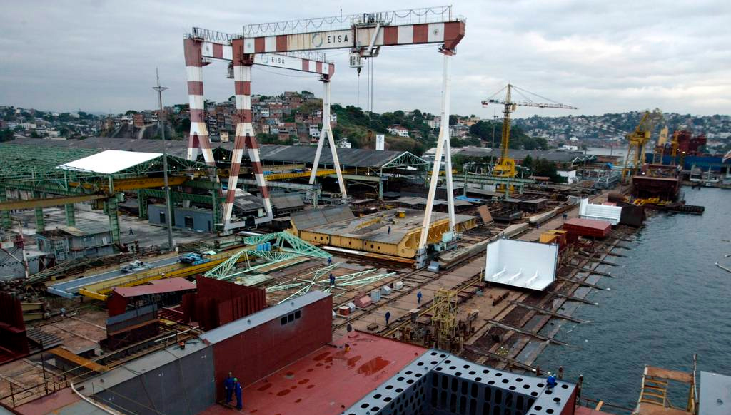 Estaleiro Eisa tenta liberar espaço para um novo ciclo naval